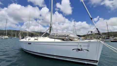 Dufour Yachts 385 Grand' Large : Au mouillage en Martinique