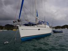 Sun Odyssey 40 DS: Au  mouillage en Martinique