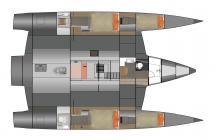 NEEL 47 : Plan des cabines