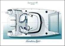 Plan de pont - Fountaine Pajot Lavezzi 40 Maestro, Occasion (2006) - France (Ref 404)