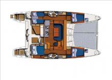 Plan aménagement - Catana Catana 47 Ocean Class, Occasion (2005) - Martinique (Ref 67)