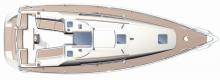 Sun Odyssey 36 I : Plan de pont