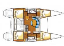 Lagoon 380 S2 : Plan d'aménagement