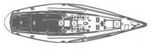 Swan 651: Plan de pont