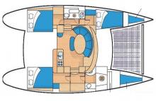 Lagoon 380 trois cabines : 