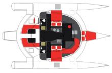 Neel 45 : Plan des cabines