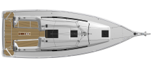 Sun Odyssey 350 : Plan de pont