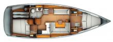 Sun Odyssey 409 Performance : plan des cabines