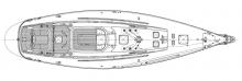 Swan 68 : Plan de pont